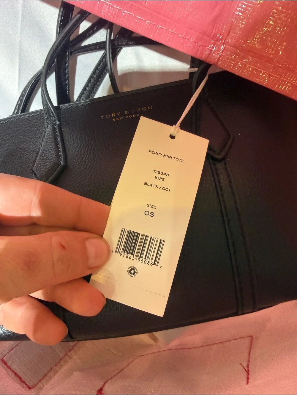 Tory Burch MINI PERRY TOTE Black